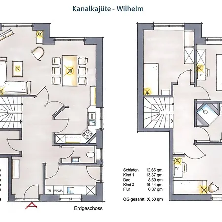 Apartment Kanalkajuete Wilhelm Hanerau-Hademarschen